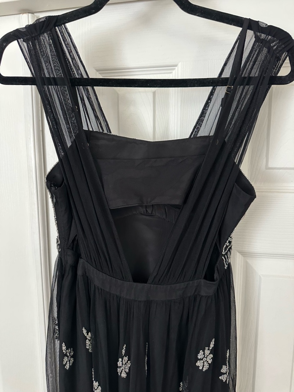 Free People Twilight Dreams Maxi Gown black size 2 - Picture 8 of 13